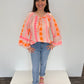 Tunika "Summer Boho" neon, Gr. 34-40