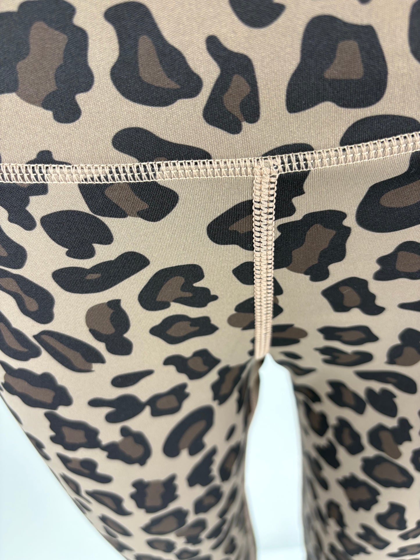 Leggins Leo-Print braun, Gr. 36-42