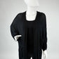 Strickcardigan kurz schwarz, Gr. 36-42