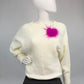 Strickpullover Feder beige, Gr. 34-40
