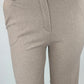 Elegante Stoffhose mit Gürtel taupe, Gr. 36-42