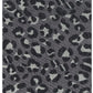 Leopardenmuster Schal schwarz/grau