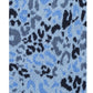 Kuscheliger XXL-Schal mit Animal-Print blau