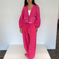 Musselin-Hose „Ibiza Leo“ pink, Gr. 36-44