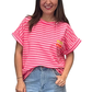 Streifen-Shirt "Ciao" pink, Gr. 34-42