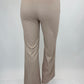Elegante Stoffhose mit Gürtel taupe, Gr. 36-42
