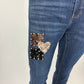 Jeans Heart & Sparkle mit funkelnden Pailletten, Gr. 38-42