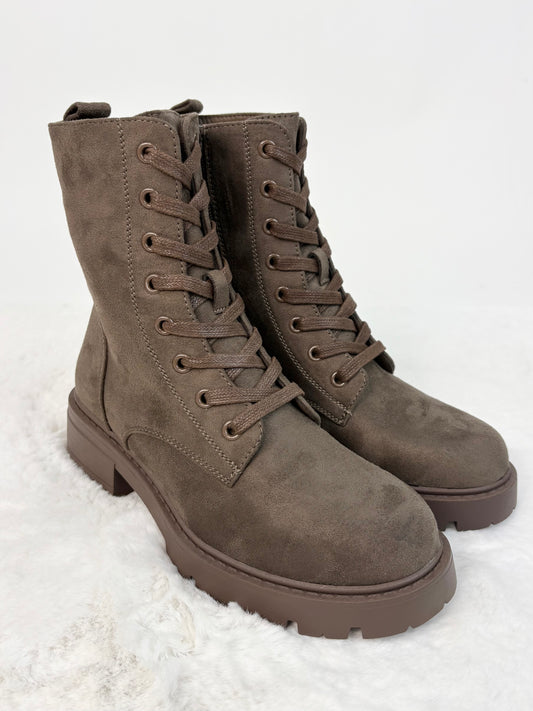 Schnür-Boot braun, Gr. 36-41