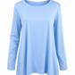 Oberteil mit Twist-Back-Design hellblau, Gr. 36-42