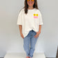 Shirt "Happy" off-white, Gr. 36-42