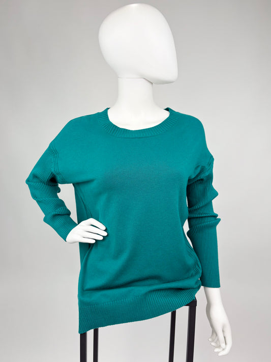 Strickpullover petrol, Gr. 36-42