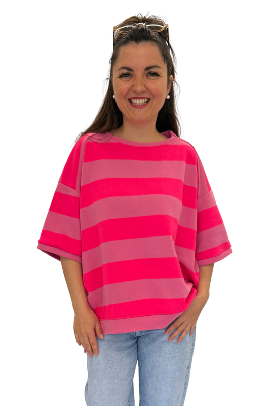 Shirt mit Streifen, Gr. 38-44