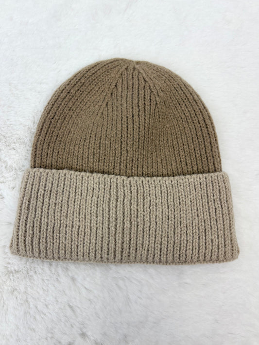 Strickmütze taupe