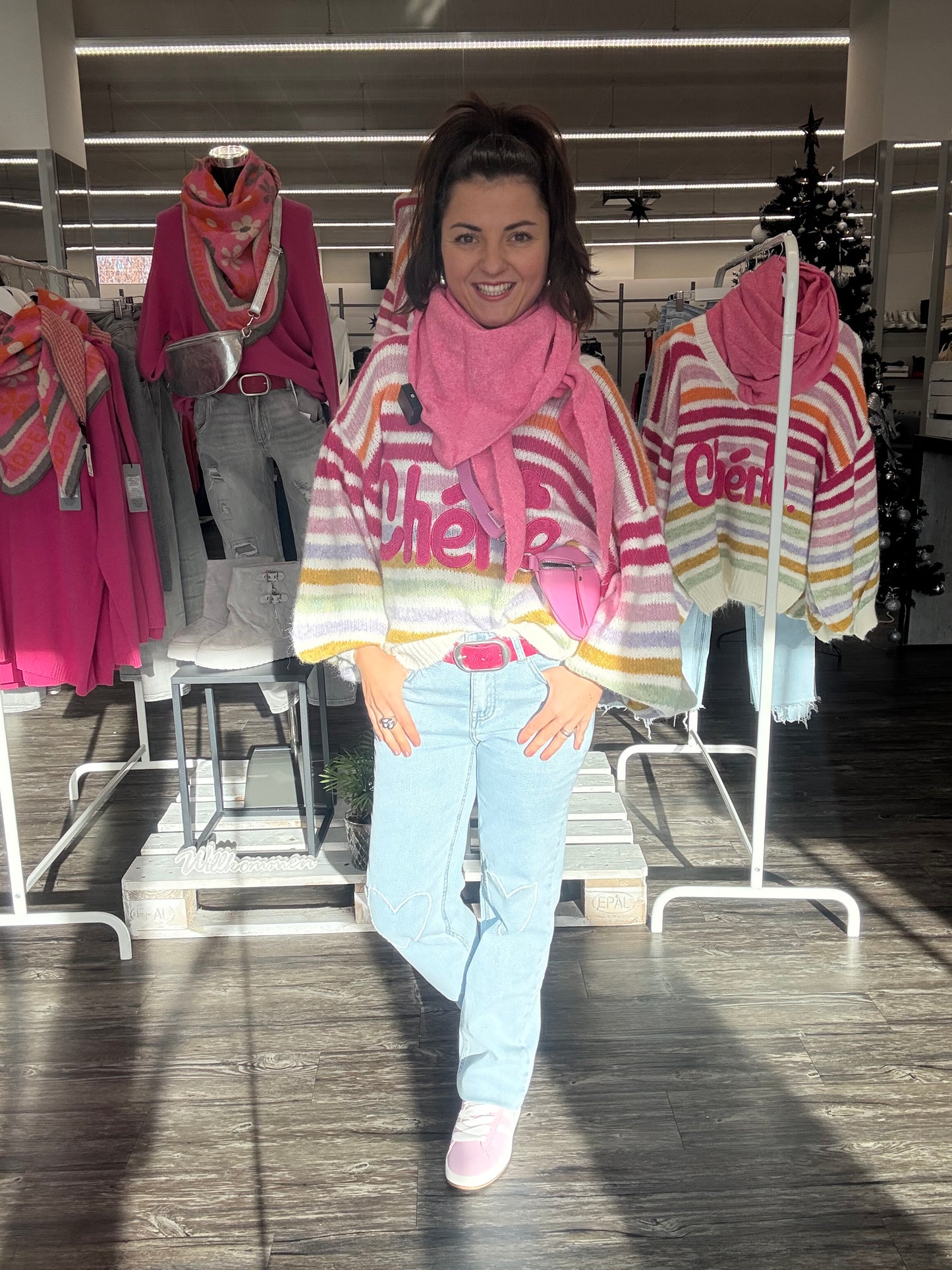 Sneaker rosa/weiß Gr. 36-41