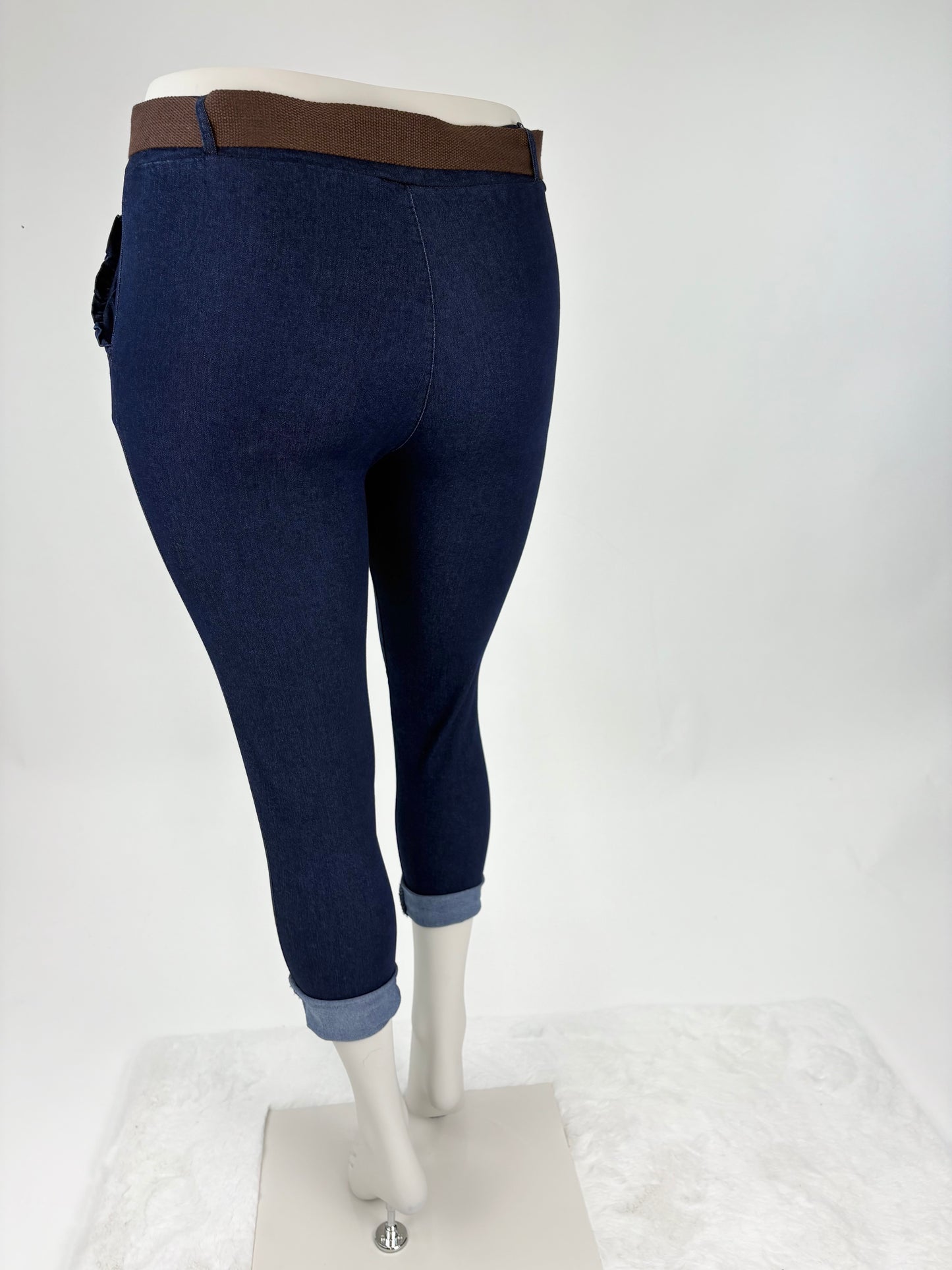 Jeans-Anzug Blazer und Hose Set , Gr. 36-44