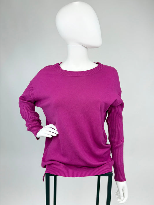 Strickpullover fuchsia, Gr. 36-42