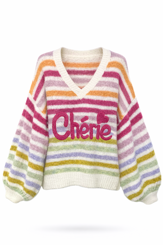 Streifenpullover "Chérie", Gr. 36-44