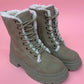 Boot mit Fell taupe, Gr. 36-41