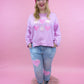 Pullover rosa Herzen, Gr. 38-44