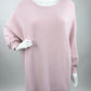 Feinstrickpullover rosa, Gr. 38-44