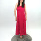 Leinenkleid rot, Gr. 36-42