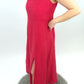 Leinenkleid rot, Gr. 36-42