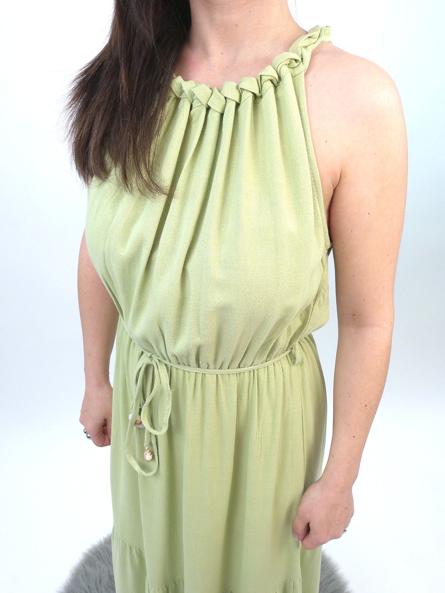 Sommerkleid hellgrün, Gr. 36-42