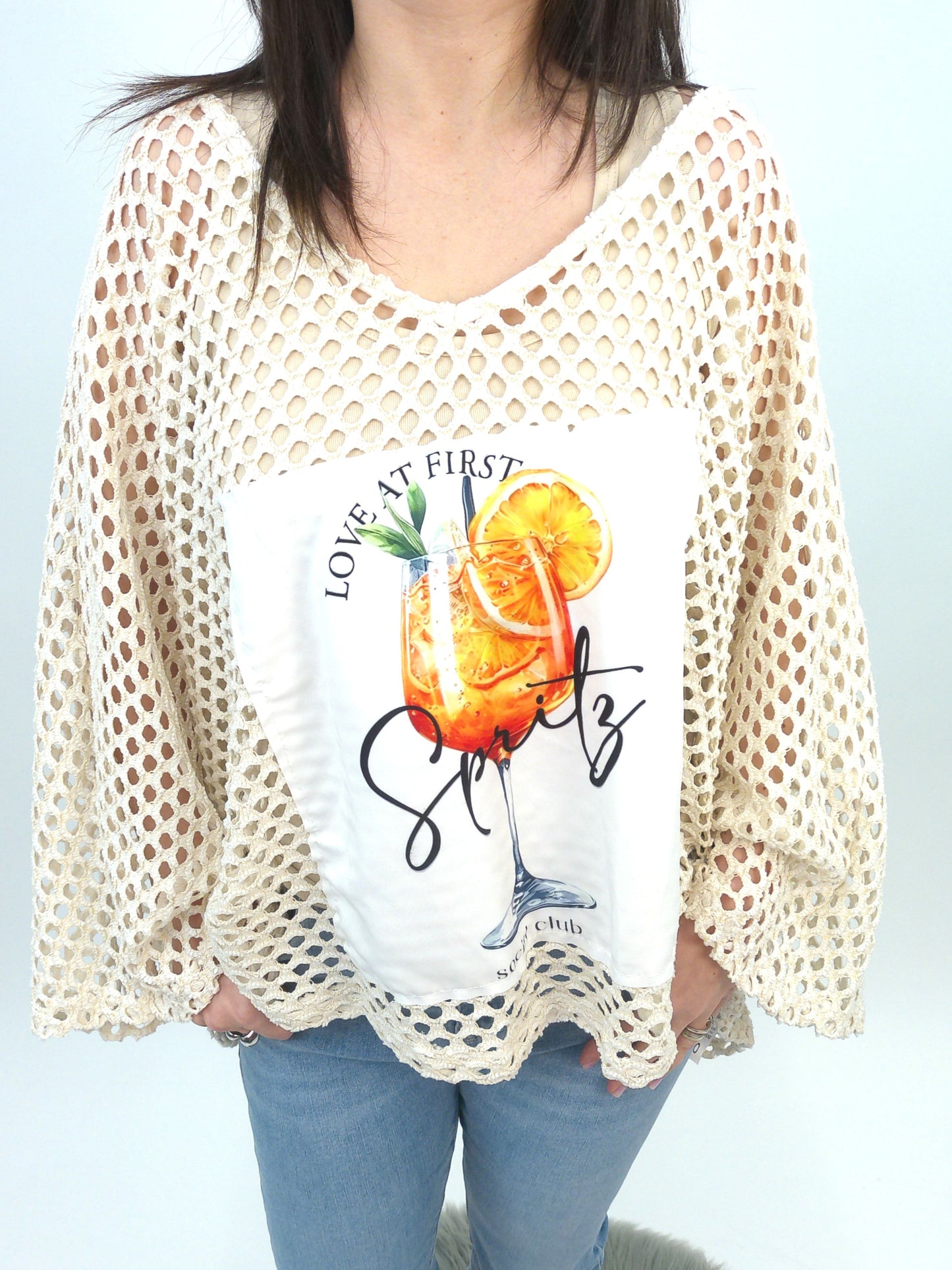 Häkelshirt "Spritz", Gr. 38-46