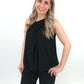 Jersey Top schwarz, Gr. 36-42