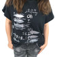 Shirt "Bon Journey" schwarz, Gr. 36-42