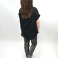 Shirt "Bon Journey" schwarz, Gr. 36-42