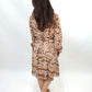 Midikleid Ethno cognac, Gr. 34-40