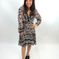 Midikleid Ethno schwarz, Gr. 34-40