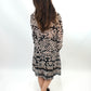 Midikleid Ethno schwarz, Gr. 34-40
