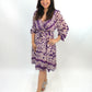Midikleid Ethno lila, Gr. 34-40