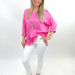 Shirt mit Kette pink, Gr. 36-42