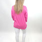 Shirt mit Kette pink, Gr. 36-42