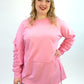 Pullover Cut-out Arm pink, Gr. 40-46