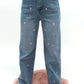 Wide Leg Jeans Herz, Gr. 36-44