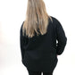 Hoodie "Stars" schwarz, Gr. 38-44