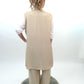 Set Oberteil, Weste und Hose, beige, Gr. 38-44