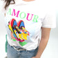 T-Shirt "Amour", Gr. 34-38