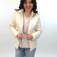 Leichtsteppjacke beige, Gr. 36-44