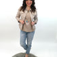 Jeansjacke beige, Gr. 36-44