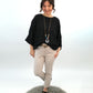 Shirt mit Kette schwarz, Gr. 38-44