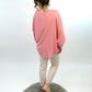 Shirt mit Kette lachs, Gr. 38-44