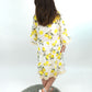 Kleid Zitrone langarm kurz, Gr. 36-42