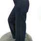 Hose weit dunkelblau glitzer, Gr. 36-44