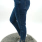 Jeans Schmetterling dunkel, Gr. 36-46
