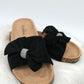 Pantolette mit Schleife schwarz , Gr. 36-41